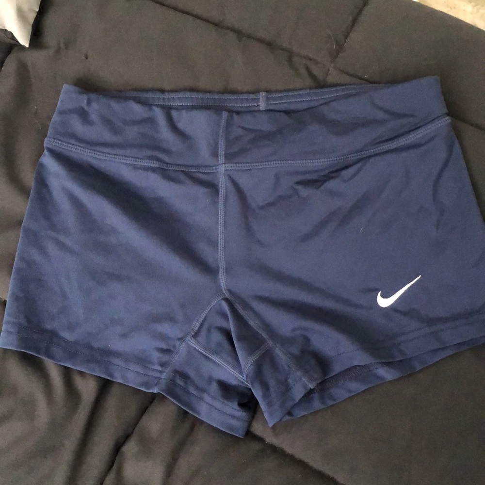 Nike pro spandex shorts—navy